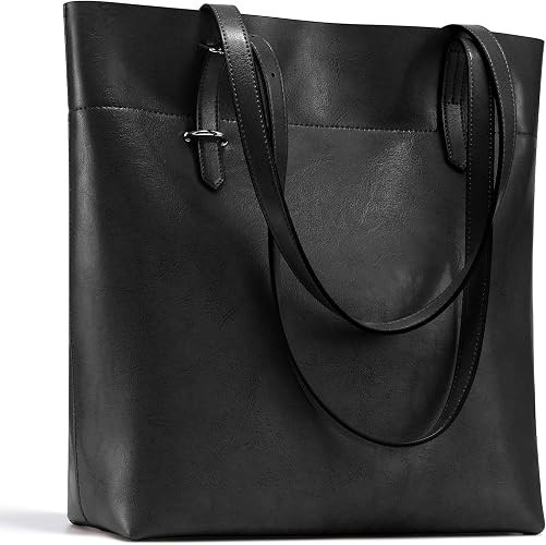 Vintage Genuine Leather Tote Bag for Women, Large Womens Shoulder Bag | Amazon (US)