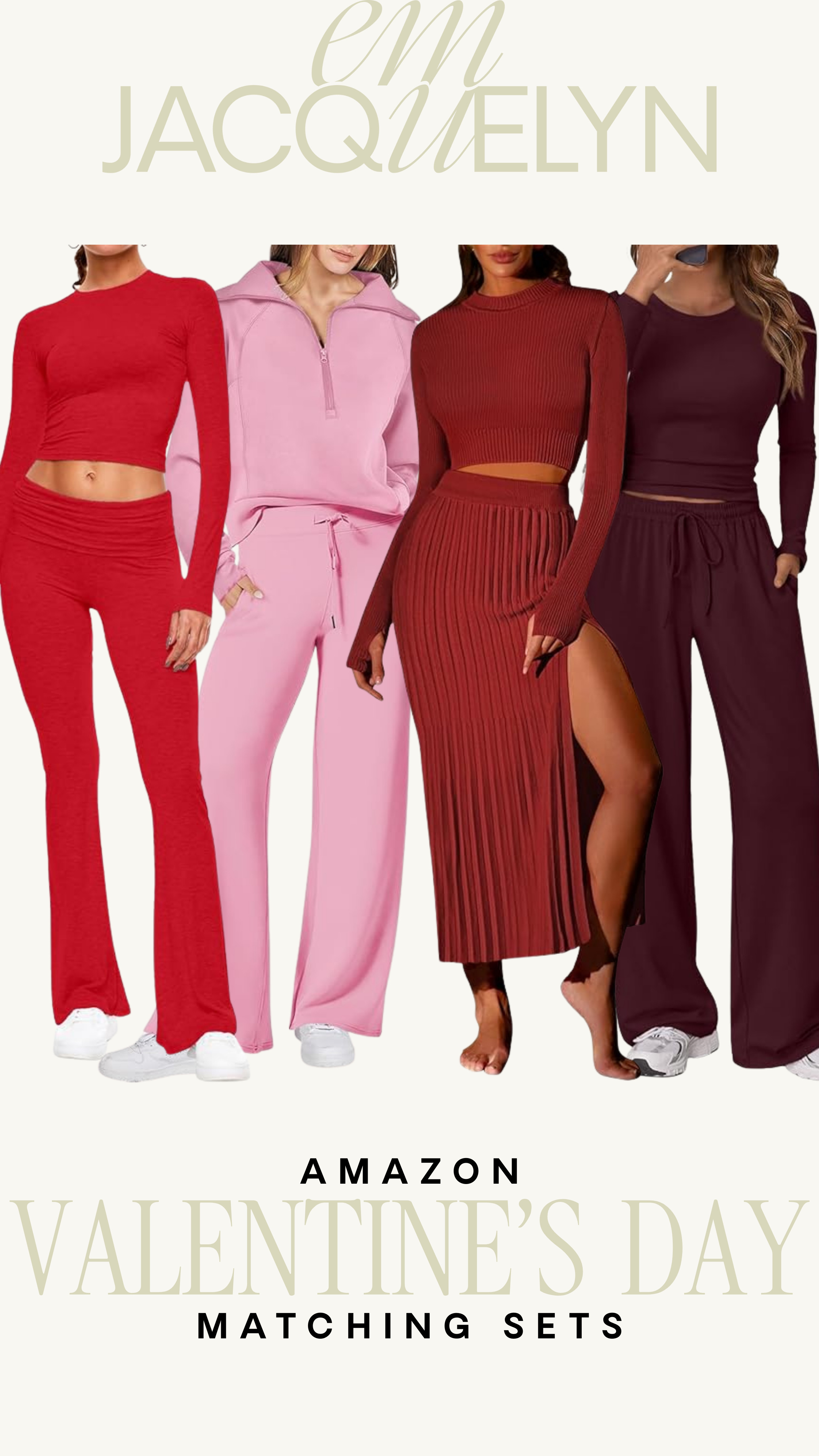 Amazon Valentine's Day Matching Sets! The comfiest and cutest sets to throw on for Vday!

valentines day outfits, loungewear, dressed up outfits, valentines day sets, amazon finds, amazon fashion 

 #LTKSeasonal #LTKFindsUnder50 #LTKFindsUnder100