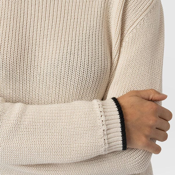 Remy Crop Jumper - Cream | Saint + Sofia