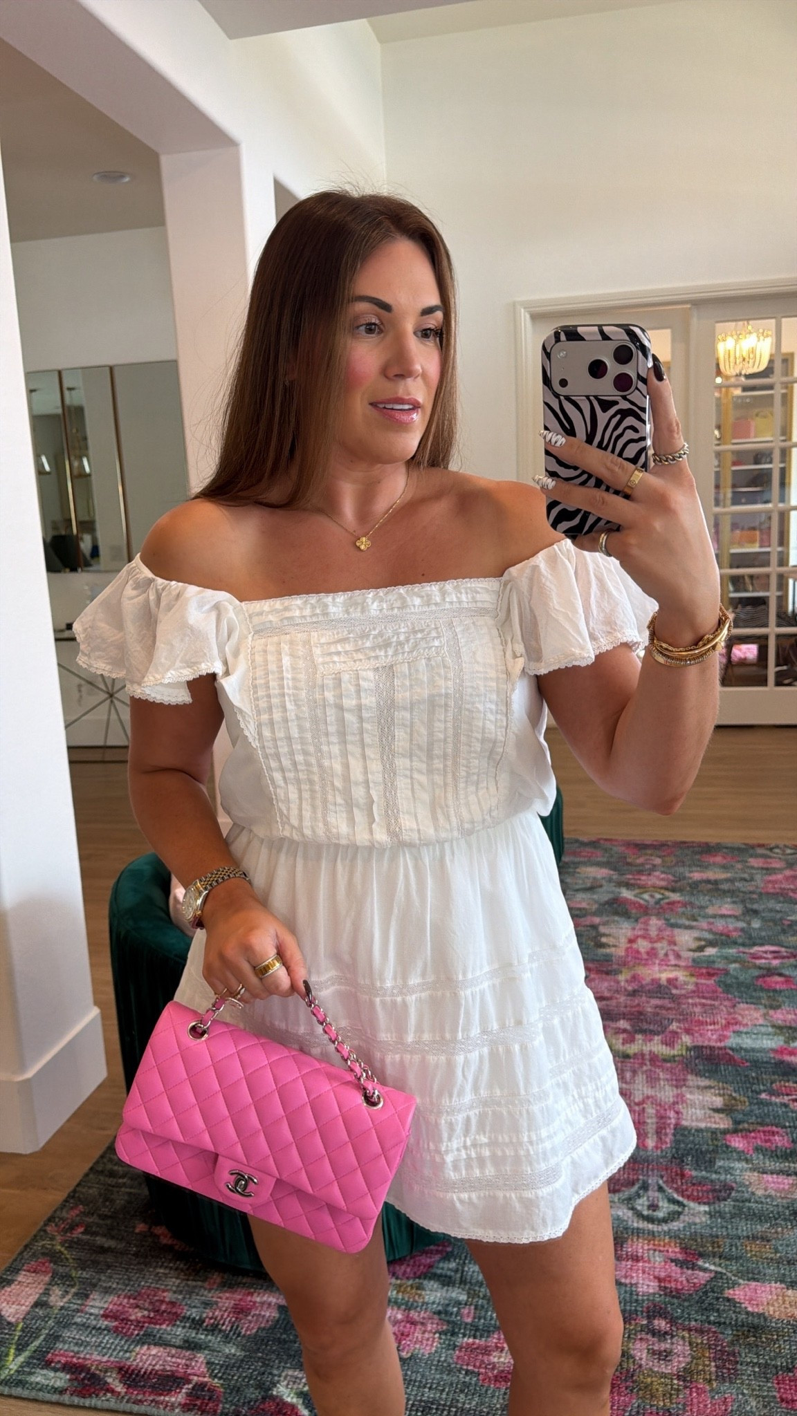 curvy midsize white dress for summer! in the medium and has built in shorts. can also wear off the shoulder!

#LTKSeasonal #LTKMidsize