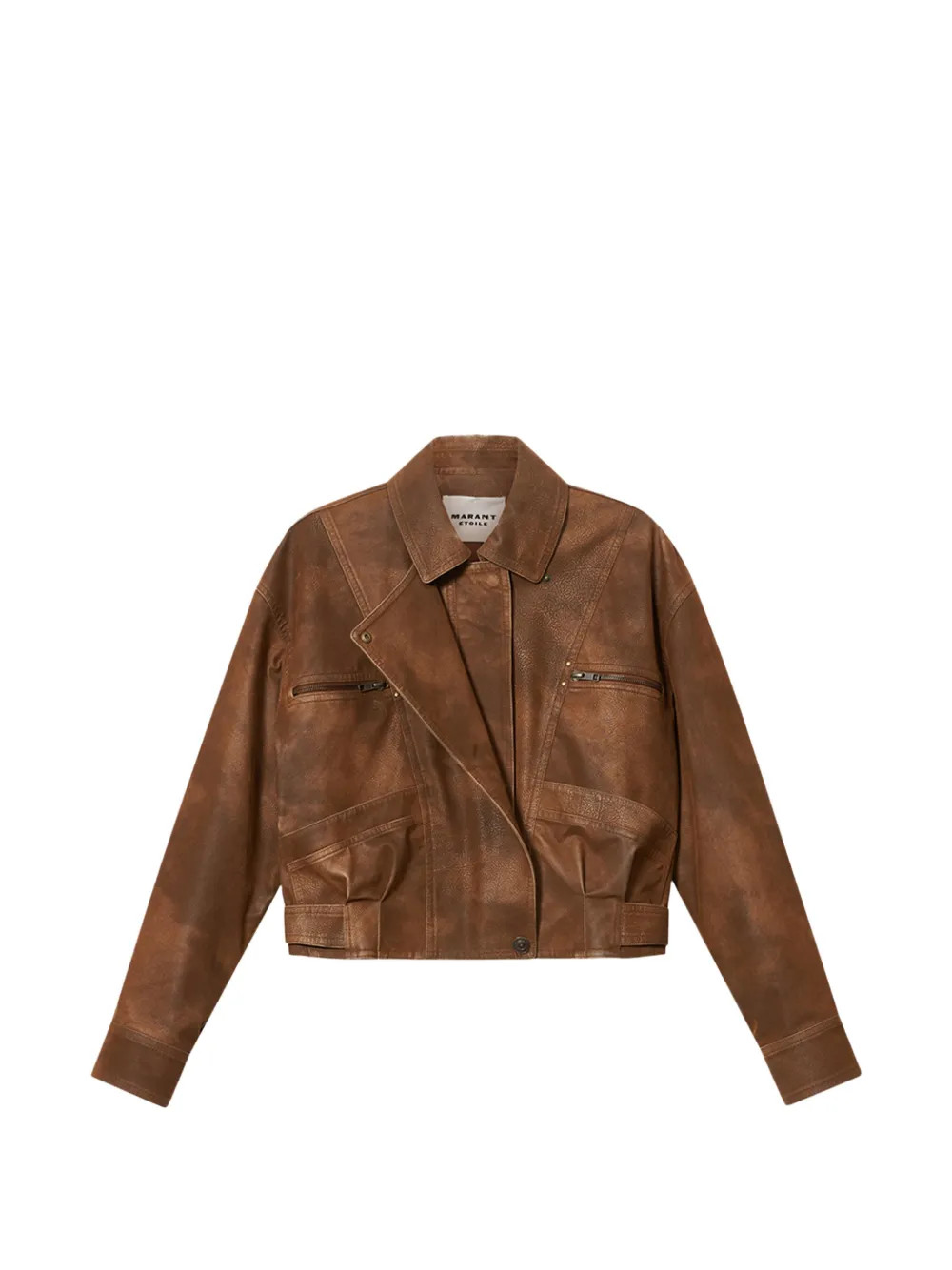 MARANT ÉTOILE Belma jacket - Brown | Farfetch Global