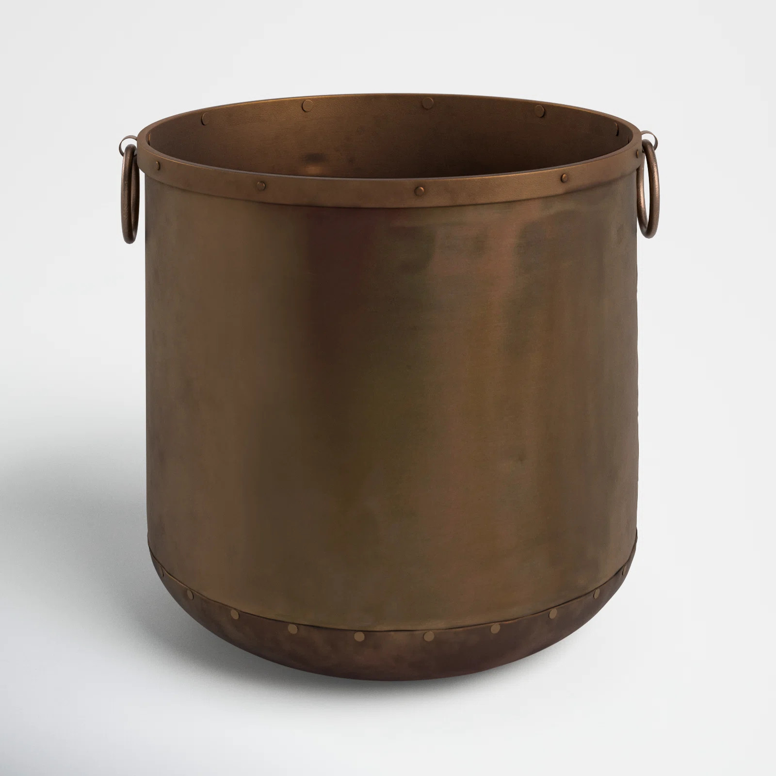 Birch Lane™ Desmond Iron Pot Planter & Reviews | Birch Lane | Birch Lane