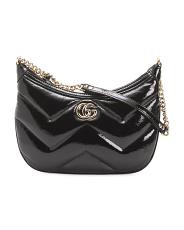 Made In Italy Patent Leather G G Marmont Medium Shoulder Bag | TJ Maxx
