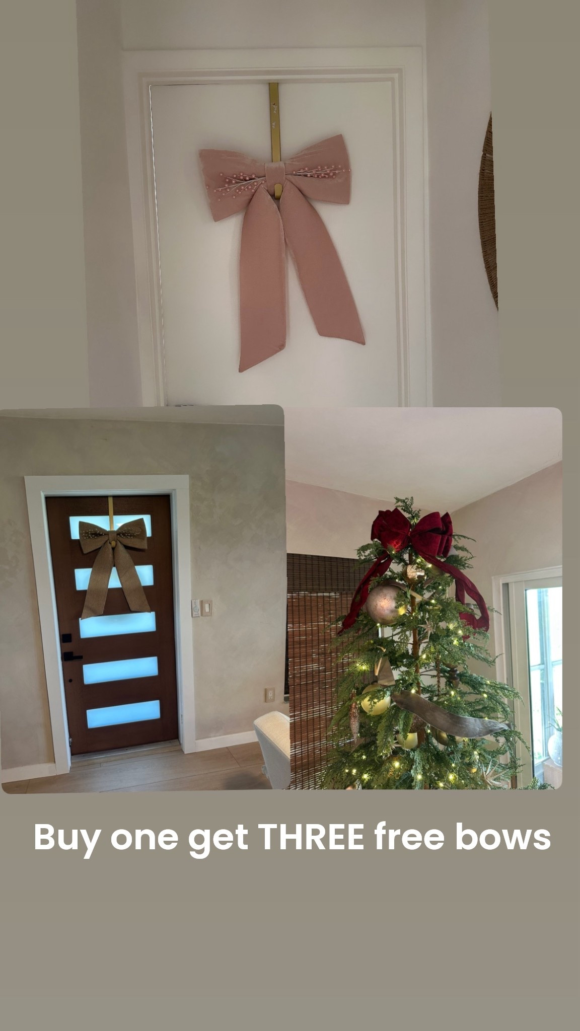 Buy one get THREE FREE huge bows!!!! 🚨🚨🚨😍

#LTKSeasonal #LTKHoliday #LTKFamily