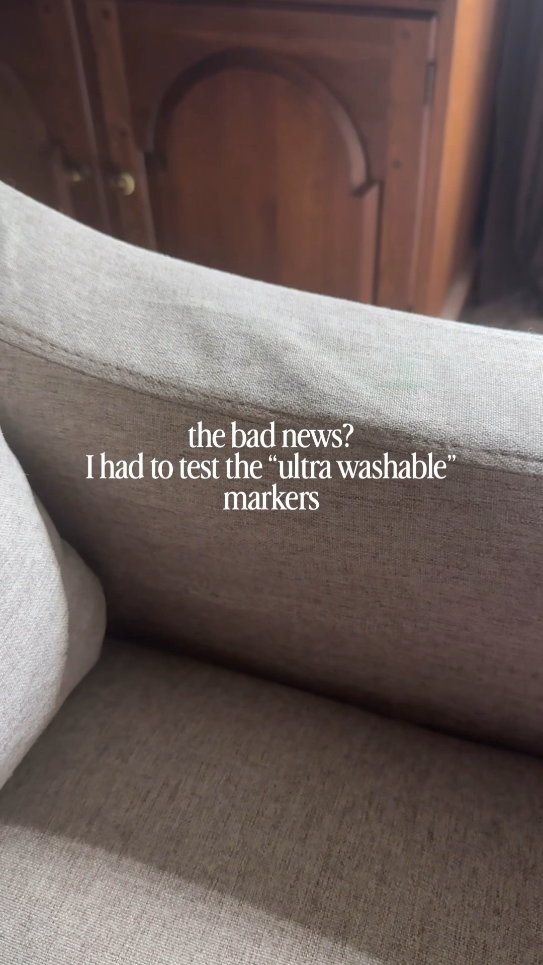 But also shout out to my new loveseat from @Wayfair with the machine washable covers! Good to know that both the upholstery and the markers are perfect for a little spot cleaning. 

YES I’m linking markers because they’re just a good “add to cart now and they’re there next time you need to place an order” kind of thing.

#LTKmomlife #LTKHome #LTKKids