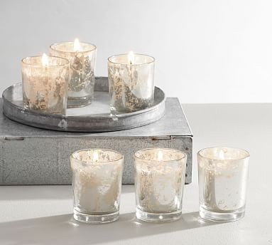 Mercury Votive Candles - Set of 6 | Pottery Barn (US)