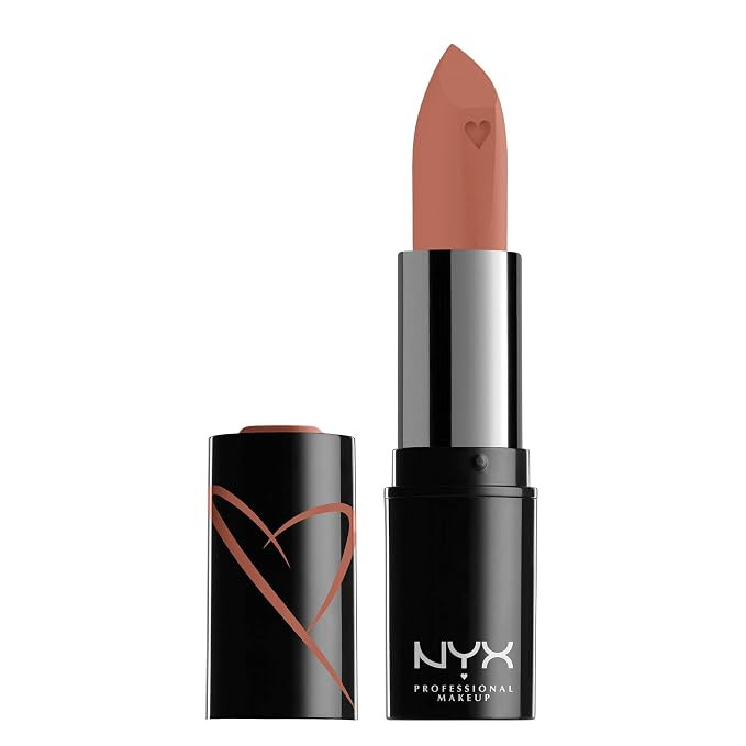 NYX PROFESSIONAL MAKEUP Shout Loud Satin Lipstick, Infused With Shea Butter - Silk (Peach Nude) | Amazon (US)