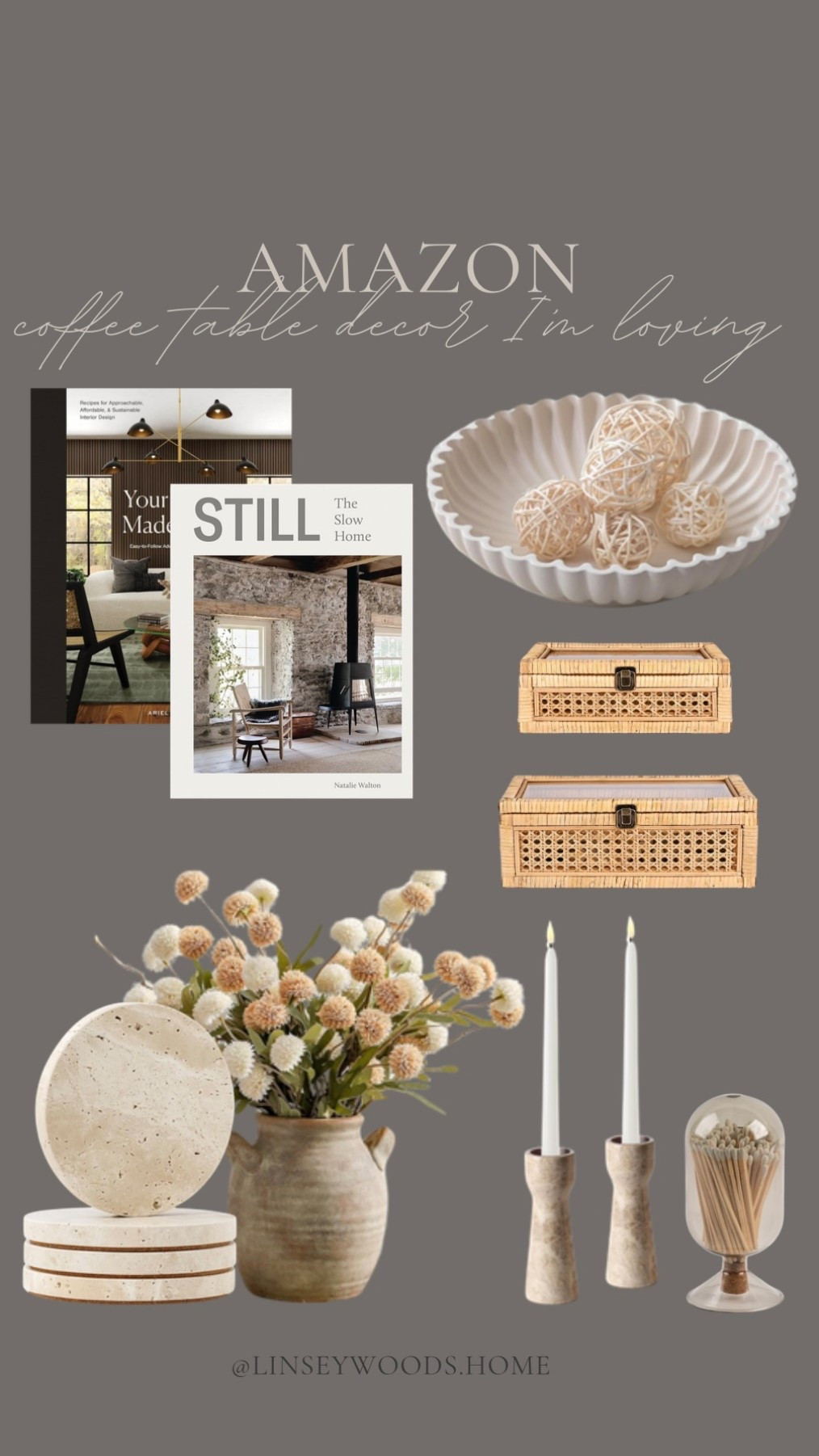 Amazon coffee table decor I’m loving !

#LTKFindsUnder100 #LTKHome #LTKSaleAlert