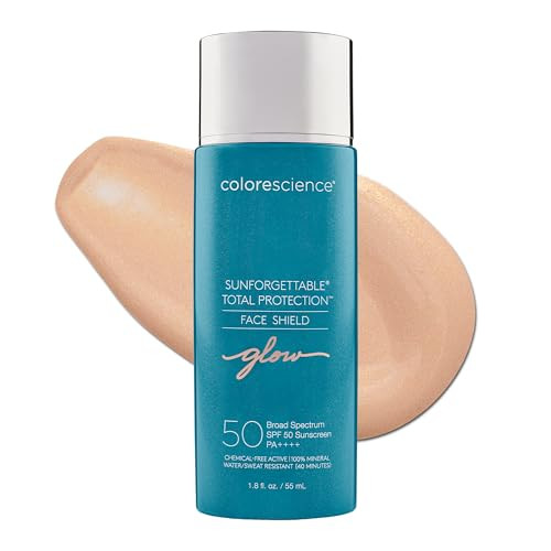 Colorescience Sunforgettable Total Protection Face Shield Glow or Bronze SPF 50, Glow, 1.8 Fl Oz | Amazon (US)