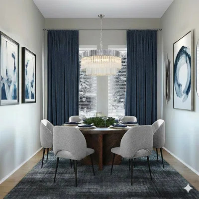 12 - Light Modern Glam Round Crystal Chandelier | Wayfair North America