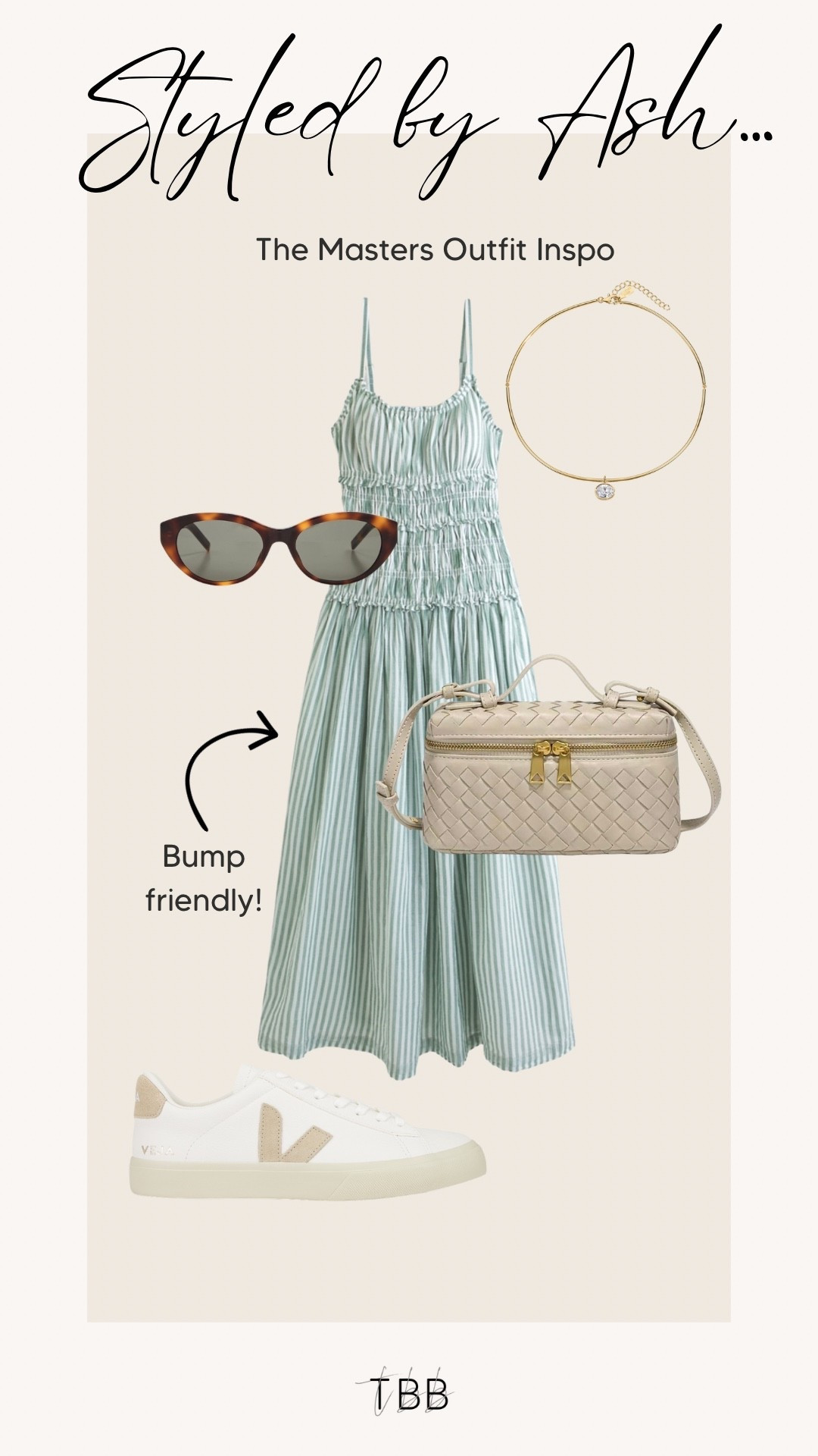 Masters outfit inspo! This @abercrombie dress is so cute and comfortable for a long day of walking! 

#LTKTall #LTKBump #LTKTravel