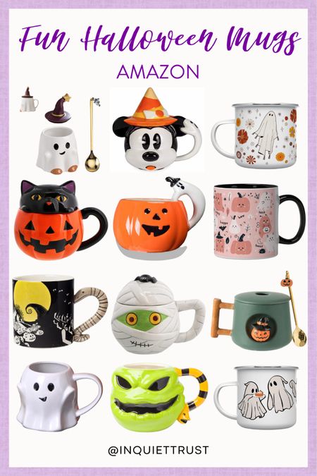 Enjoy your drinks this fall with these cute mugs you can get on Amazon!
#affordablefinds #kitchenfinds #fallrefresh #giftidea

#LTKGiftGuide #LTKhome #LTKHalloween