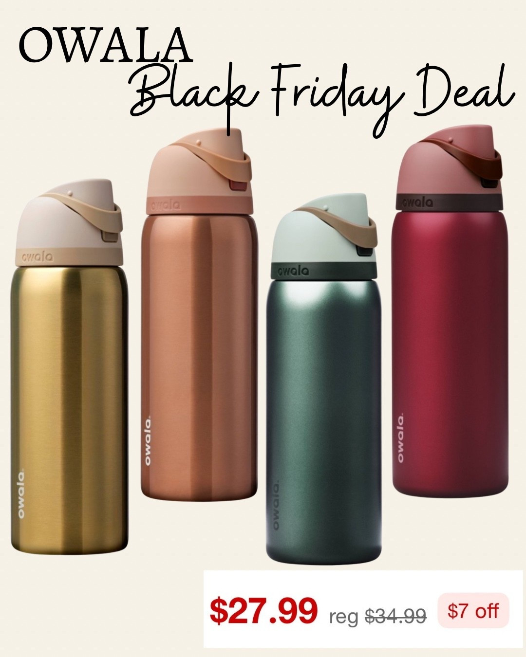 Owala water bottle Black Friday deal 





Christmas gift idea 
Gifts for him
Gifts for her
Stocking stuffers
Target finds 

#LTKCyberWeek #LTKHoliday #LTKGiftGuide