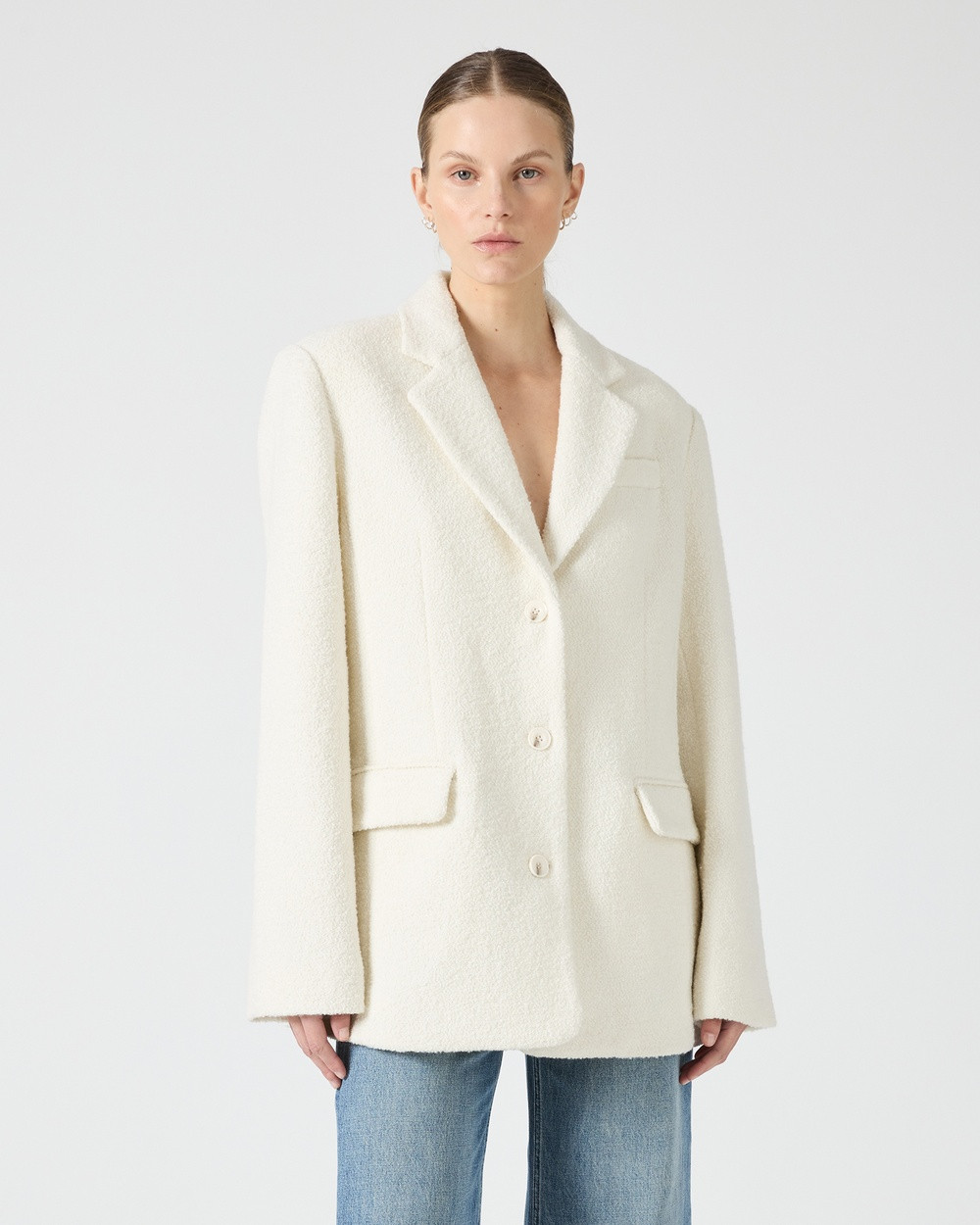 Third Form - Boucle Blazer - Blazers (Cream) Boucle Blazer | THE ICONIC (AU & NZ)