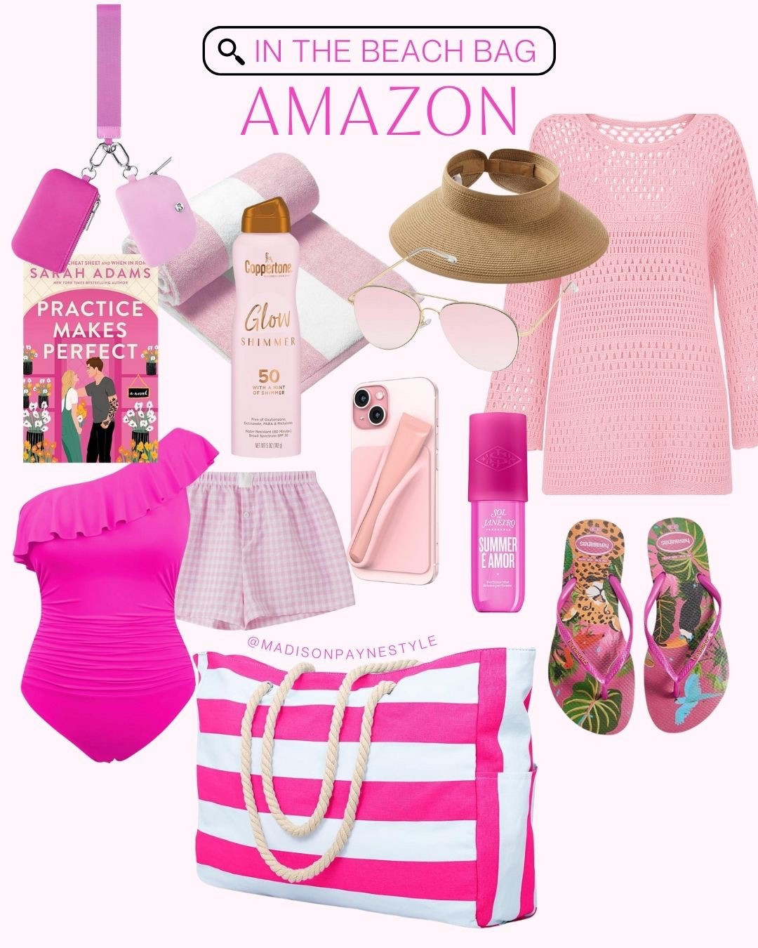 In the beach bag 👙☀️

Beach bag, Summer
Fashion, Amazon Fashion, Amazon Summer, Budget
Fashion, Affordable, Madison Payne

#LTKStyleTip #LTKSwim #LTKSeasonal