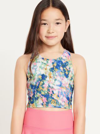 PowerSoft Longline Sports Bra for Girls | Old Navy (US)