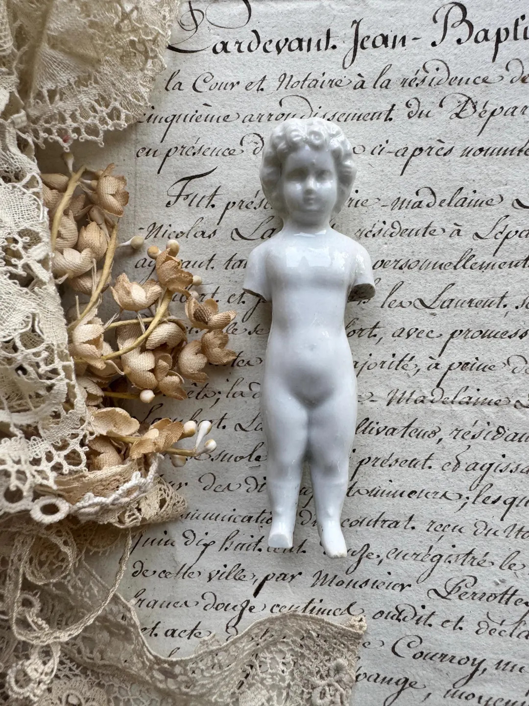 Antique Frozen Charlotte Doll, Vintage Porcelain Figurine, Curiosity, Imperfect | Etsy (US)
