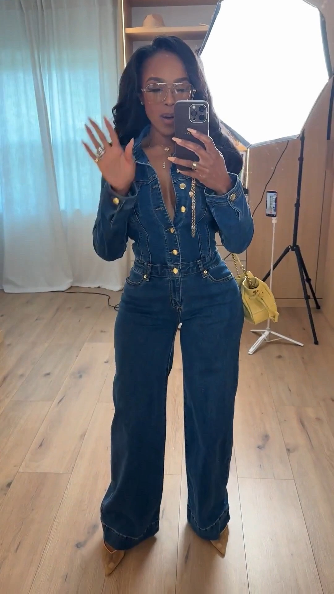 Scroll to shop 🤎  

A statement denim jumpsuit that defines the waist and elongates the legs — bold, flattering, and effortlessly chic. @Express  


#LTKootd #LTKgrwm