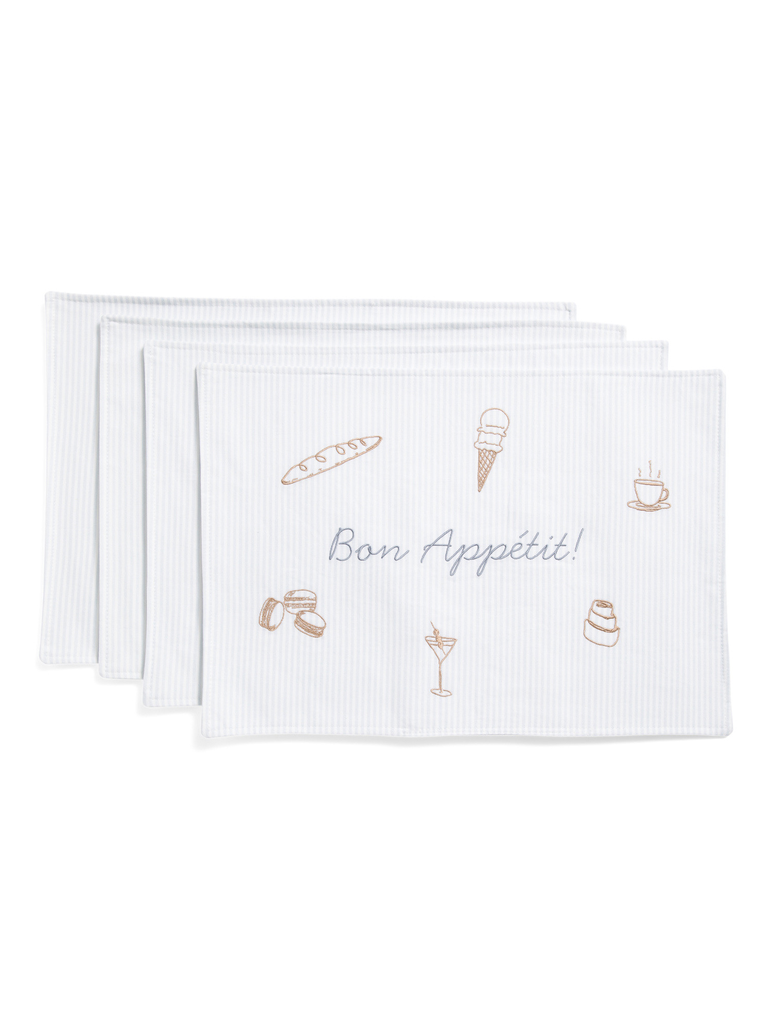 Set Of Four Bon Appetit Placemats | Kitchen & Dining Room | Marshalls | Marshalls