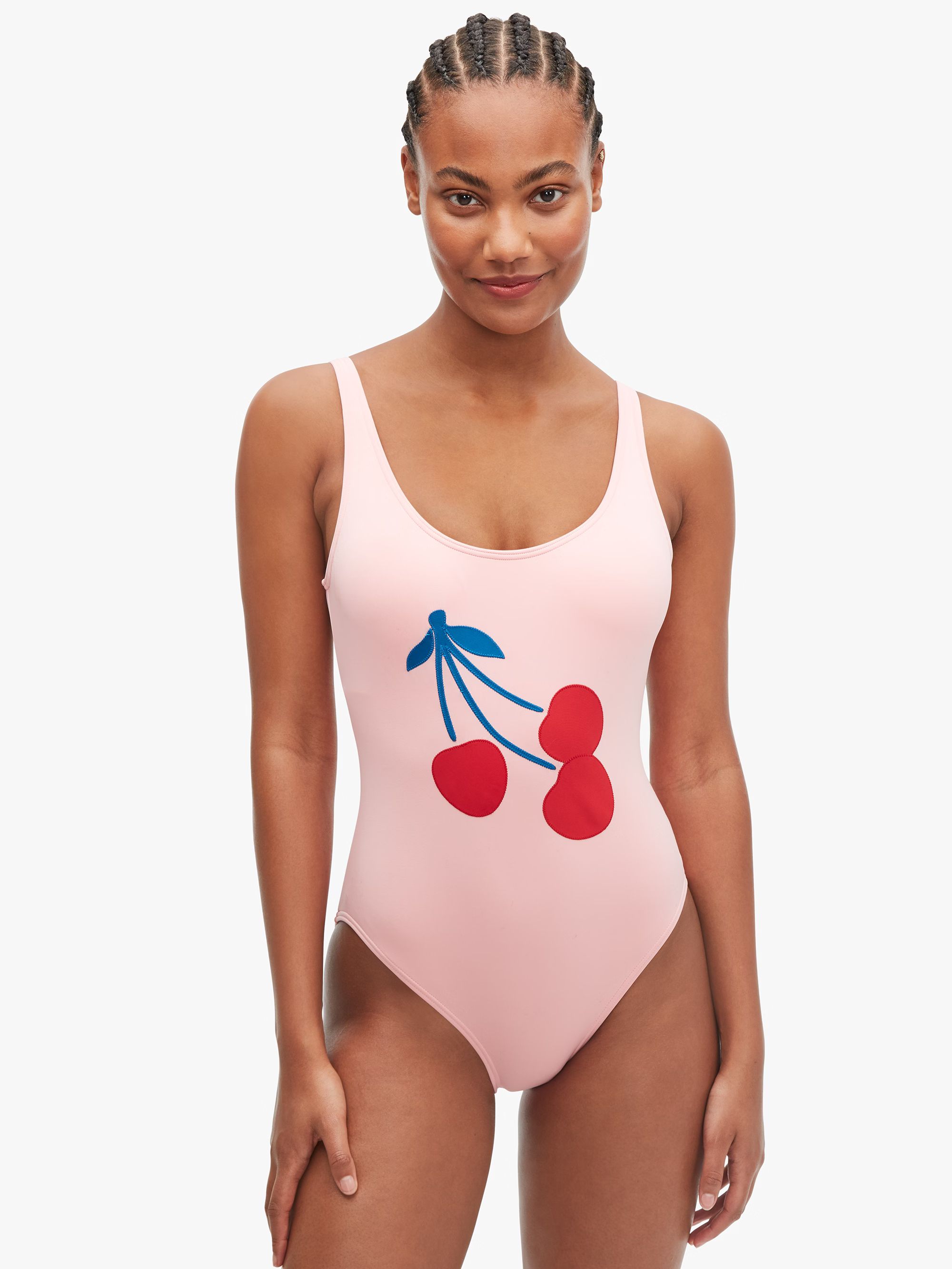 cherry toss scoopneck one-piece | Kate Spade (US)