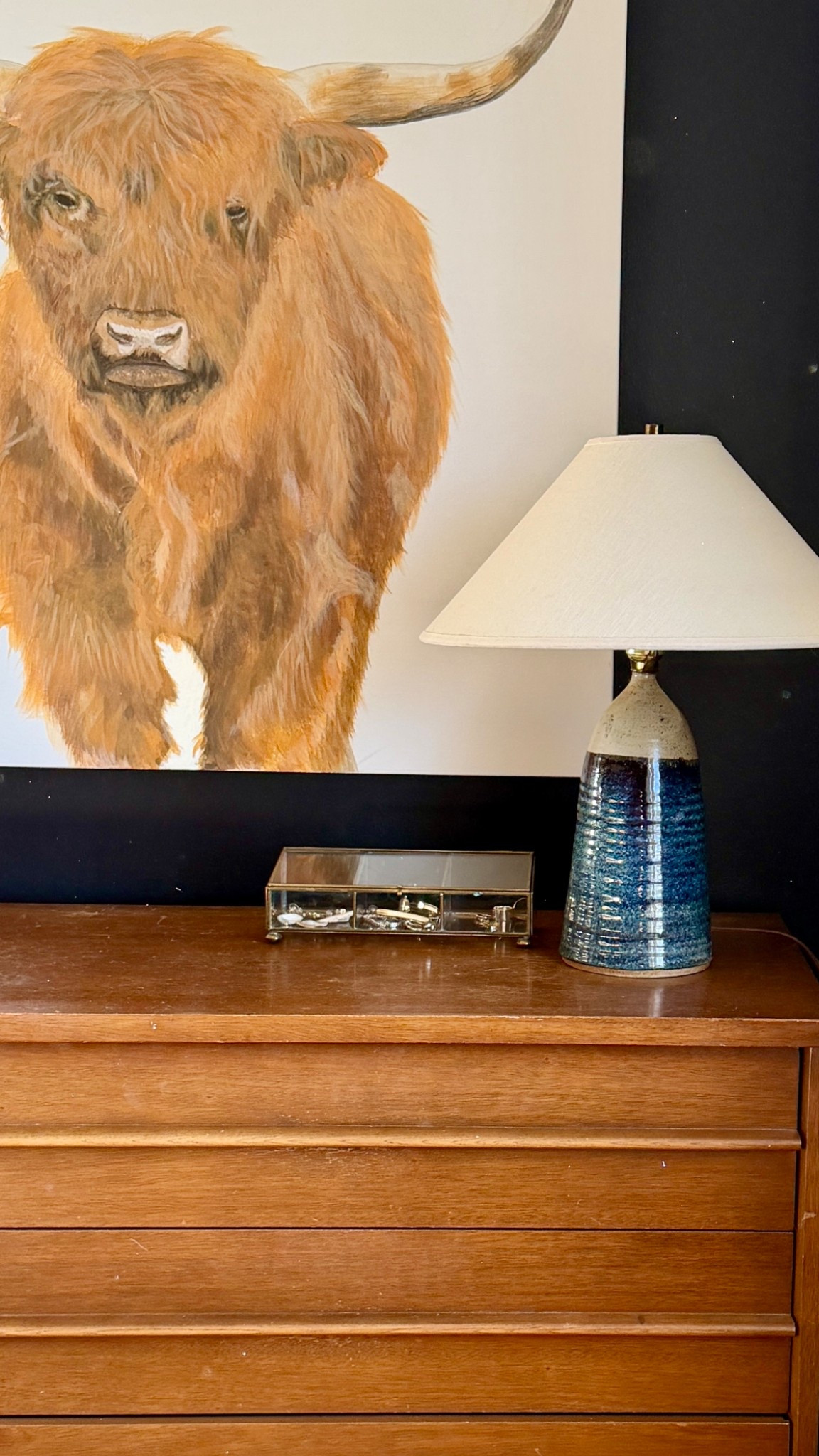 Easily change up a vintage light with a bulb adaptor and a new shade. 

#LTKHome