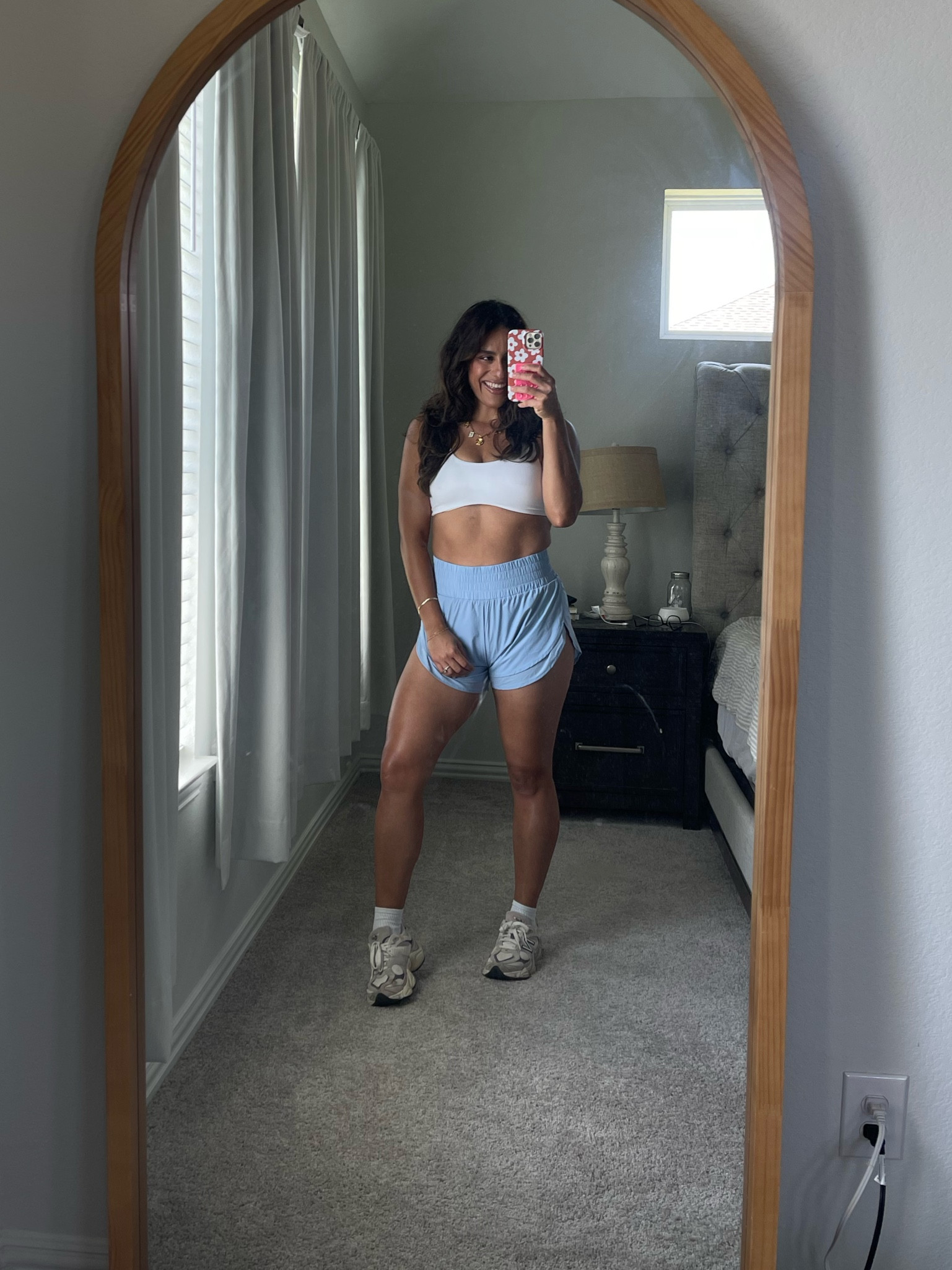Run fits🏃🏽‍♀️ usually a medium but I’d size up on the shorts!

#LTKFitness #LTKActive #LTKFindsUnder50
