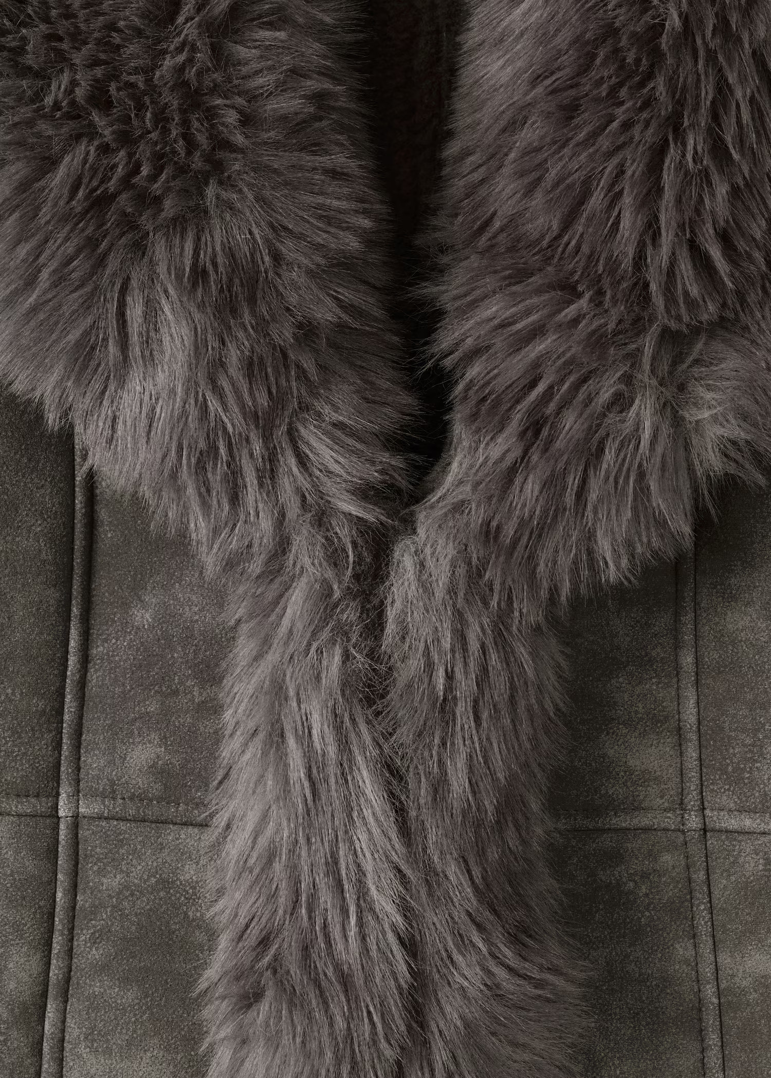 Giacca effetto camoscio pelliccia - Donna | MANGO Italia | Mango EU