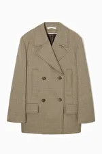 ZWEIREIHIGER BLAZER MIT KAROMUSTER | COS (EU)