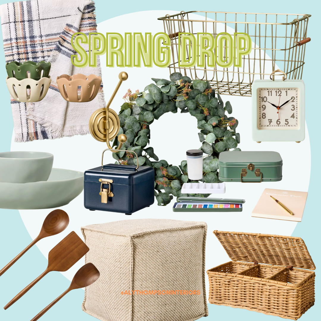 Target | Magnolia | Spring | Hearth & Hand | Gold Wire Basket | Plaid Cotton Throw | Spring Berry Bowls | Watercolor Set | Pouf | Wicker Basket 

 #LTKSeasonal #LTKHome #LTKFindsUnder100