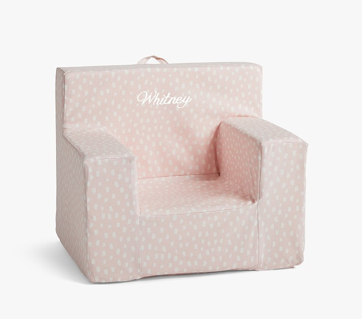 Kids Anywhere Chair®, Modern Blush Brushstroke Dot | Pottery Barn Kids | Pottery Barn Kids