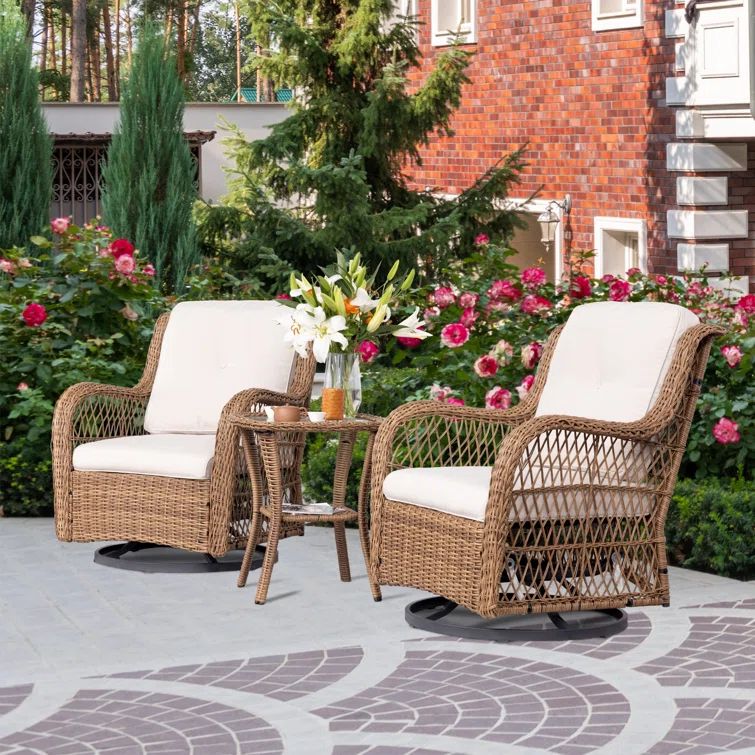 Laten 2 - Person Outdoor Seating Group with Cushions | Wayfair North America