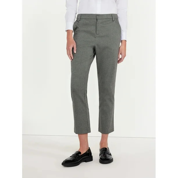 Time and Tru Women's Straight Pants, 28" Inseam, Sizes 2-20 | Walmart (US)