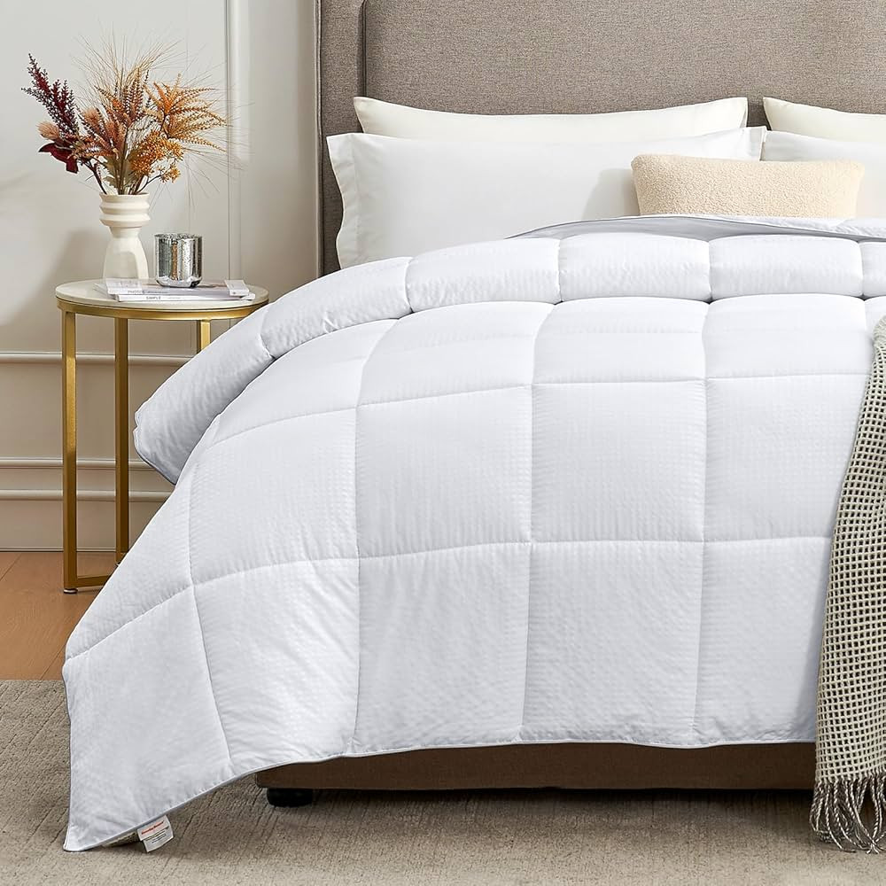 Homelike Moment California King Comforter - White Duvet Insert Down Alternative Bedding Comforter... | Amazon (US)
