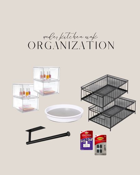 Under kitchen sink organization 

#LTKhome #LTKunder100 #LTKFind