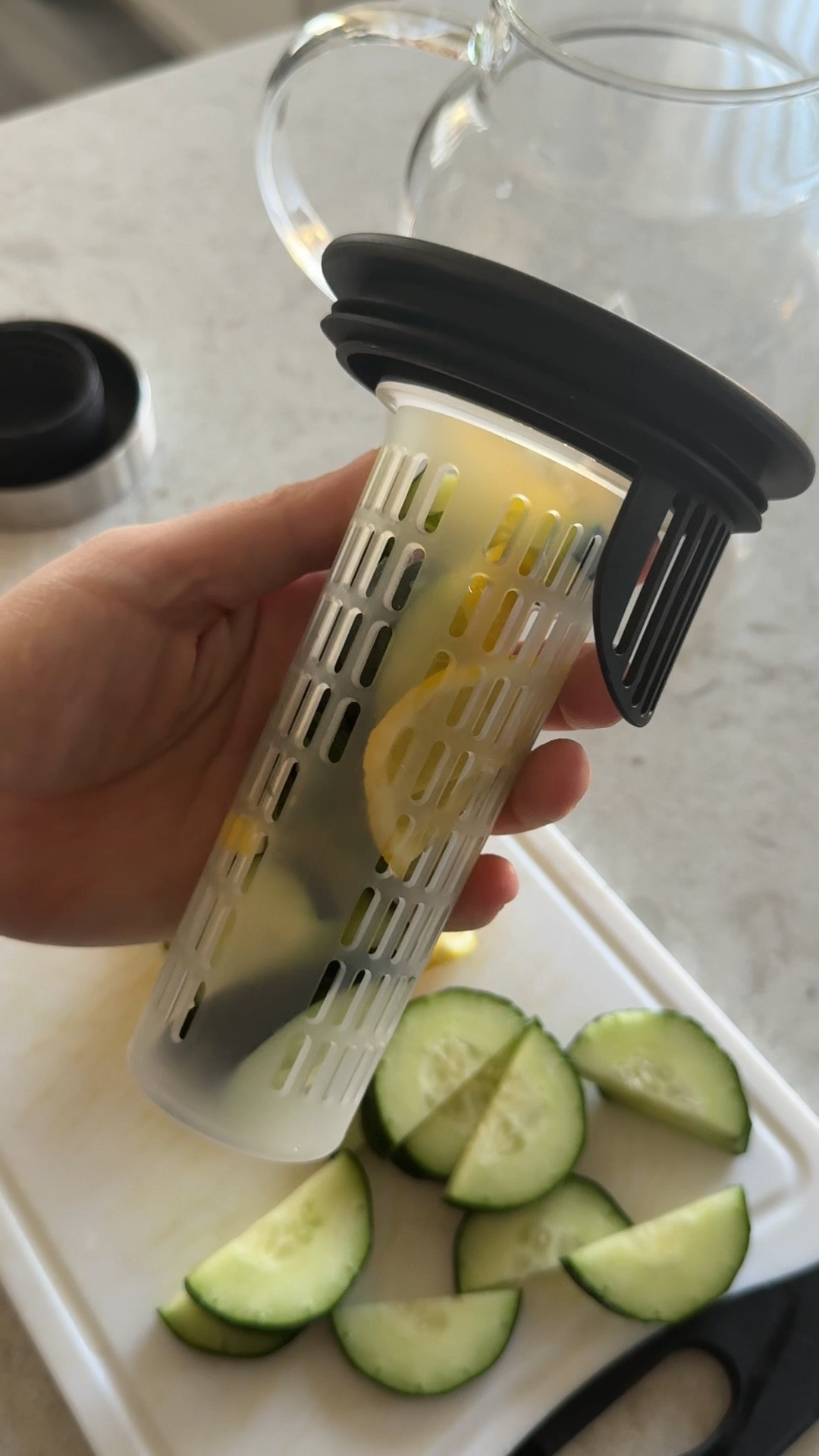 One of the only ways I am able to drink water and so convenient! 

#infusedwater #detoxwater #waterpitcher 

#LTKselfcare #LTKSaleAlert