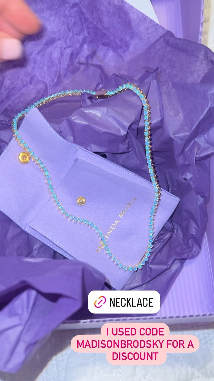 Blue Opal Tennis necklace  

#LTKStyleTip #LTKOver40