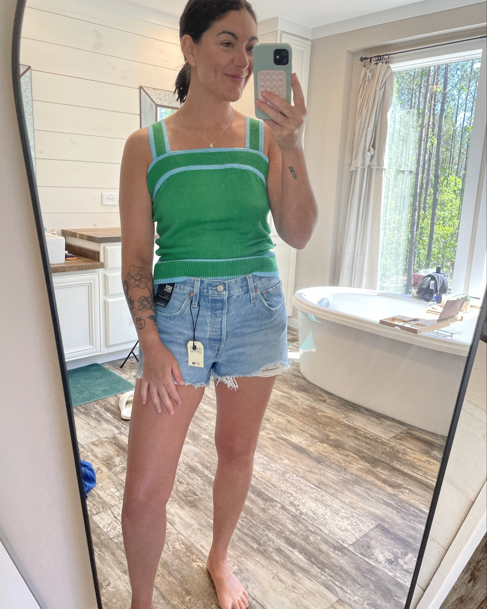 I will splurge for Levi’s!!! This top pairs so well and will be a summer stable no doubt  

#LTKFindsUnder100 #LTKFindsUnder50 #LTKStyleTip