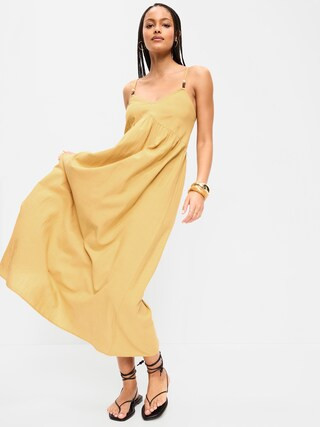 Sleeveless Boho Maxi Dress | Old Navy (US)