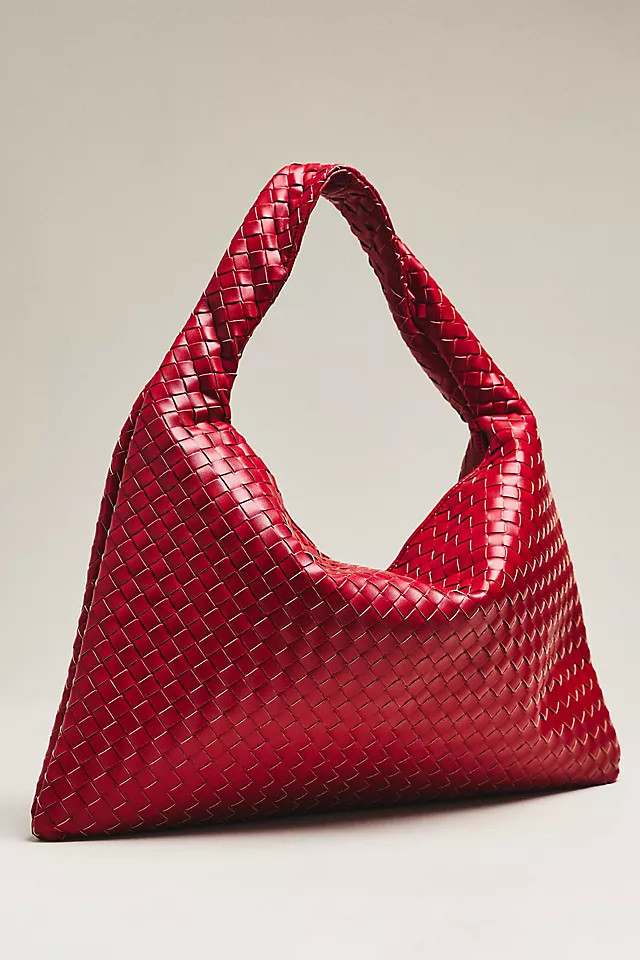 Calla Oversized Woven Shoulder Bag | Anthropologie (US)