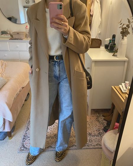 Jeans and jumper and camel coat 

#LTKstyletip #LTKeurope