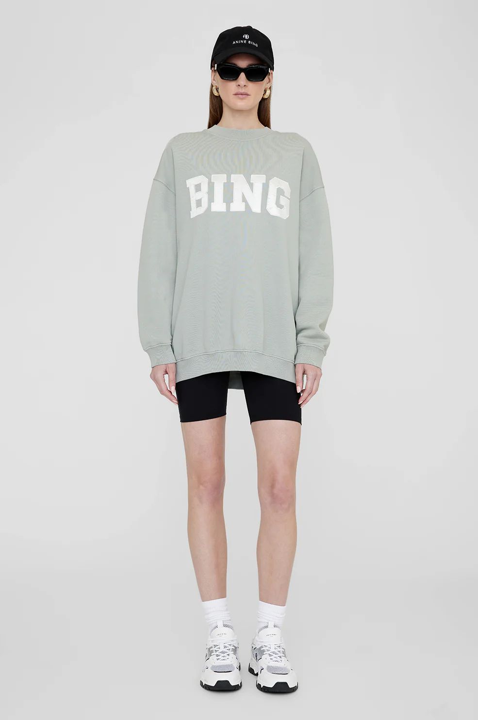 Tyler Sweatshirt Satin Bing | Anine Bing