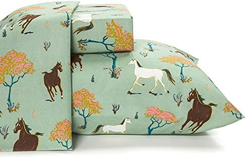Where The Polka Dots Roam Twin Size Bed Sheets Twin Horses Print 3 Piece Set │ Unisex, Flexible... | Amazon (CA)