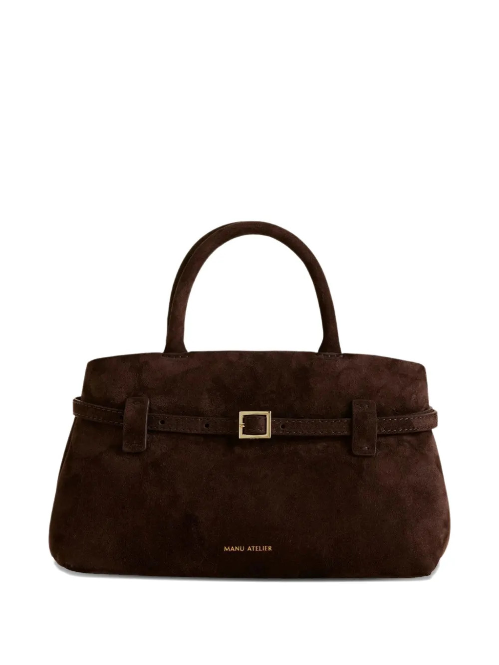 Le Cambon 25 buckle-strap suede handbag | Farfetch (BR)