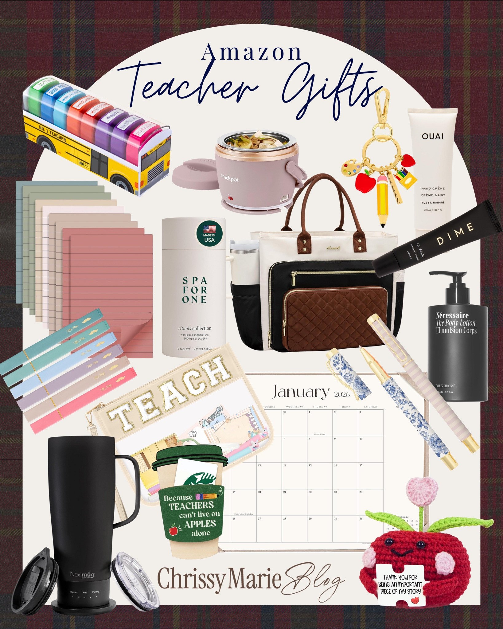 🍎 Thoughtful little gifts teachers will actually love.
From cozy desk essentials to cute classroom-friendly picks, this roundup makes saying “thank you” feel extra special. Practical, sweet, and all under one Amazon roof.🤍

#TeacherGifts #AmazonFinds #GiftGuide #TeacherAppreciation #HolidayGifts #AmazonGifts #ChrissyMarieBlog 

 #LTKGiftGuide #LTKHoliday #LTKSeasonal