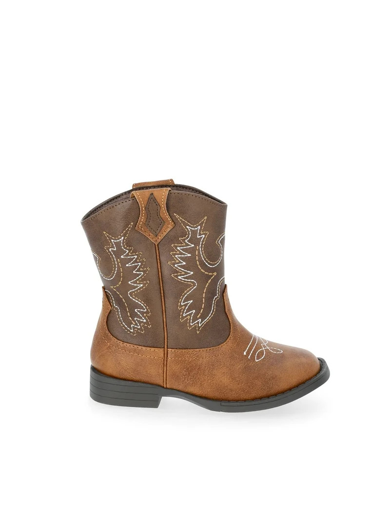 Wonder Nation Toddler & Boys Western Boot | Walmart (US)
