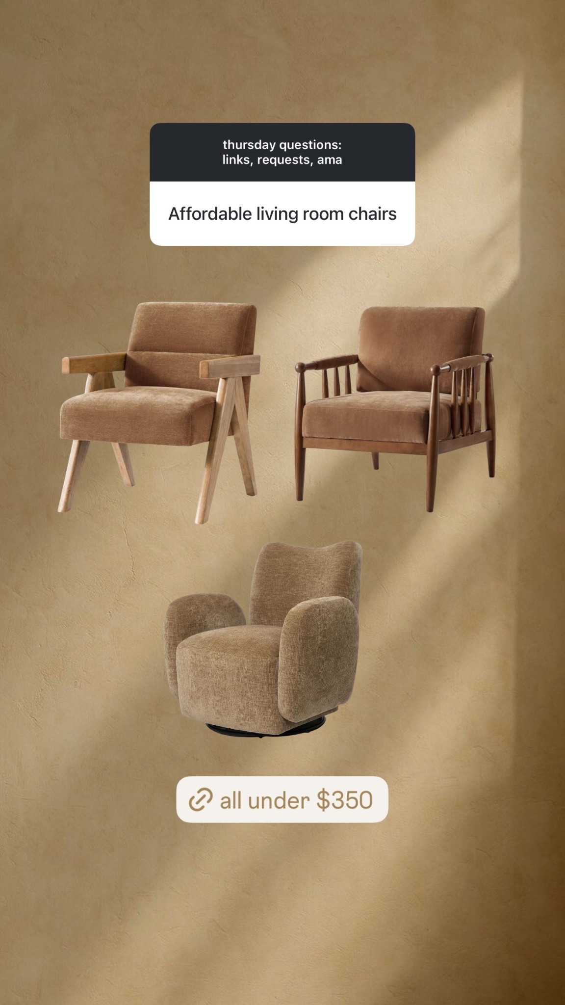 Under $350 accent chairs 

#LTKHome