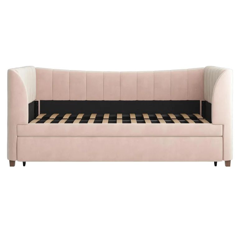 Valentina Twin  Upholstered Daybed with Trundle | Wayfair North America