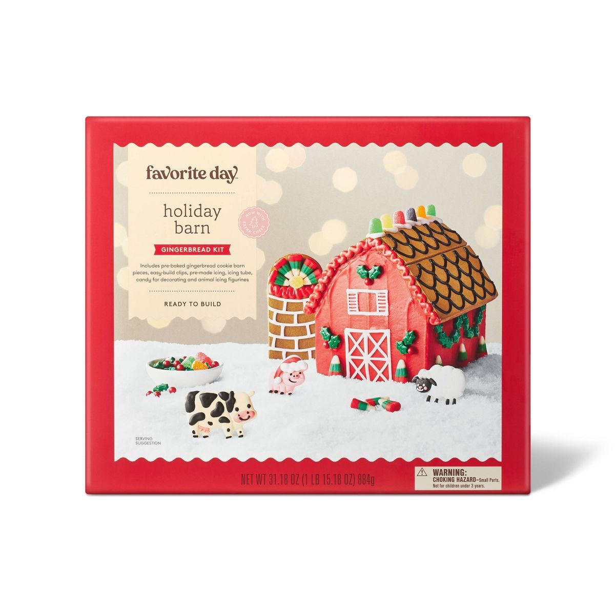 Holiday Barn Gingerbread House Kit - 31.18oz - Favorite Day™ | Target