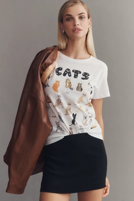 Unfortunate Portrait Cats Graphic Tee | Anthropologie (US)