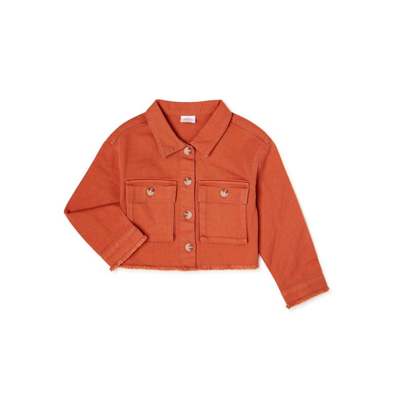 Wonder Nation Baby and Toddler Girls’ Shacket, Sizes 12M-5T - Walmart.com | Walmart (US)